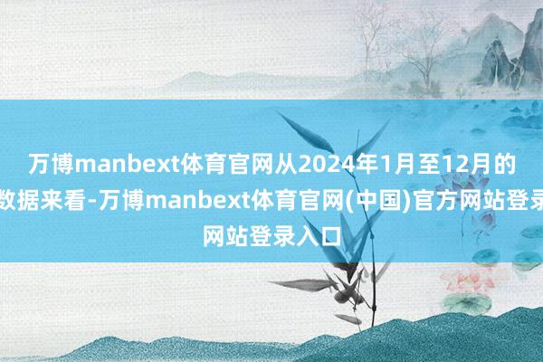 万博manbext体育官网从2024年1月至12月的累计数据来看-万博manbext体育官网(中国)官方网站登录入口