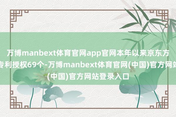 万博manbext体育官网app官网本年以来京东方A新获取专利授权69个-万博manbext体育官网(中国)官方网站登录入口